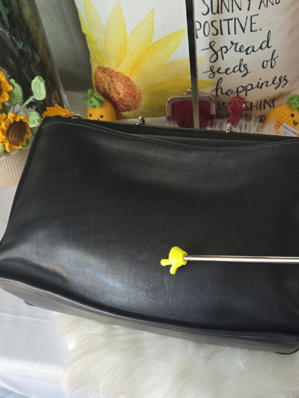 Vintage Coach Beekman Classic Black Leather Briefcase and Adj Long Strap - Picture 8 of 17